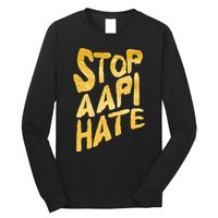 Stop AAPI Hate Painted Long Sleeve Shirt