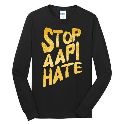 Stop AAPI Hate Painted Tall Long Sleeve T-Shirt