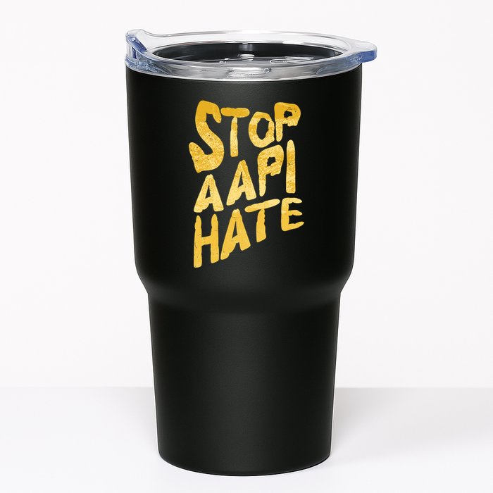 Stop AAPI Hate Painted Tumbler