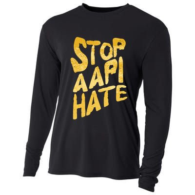 Stop AAPI Hate Painted Cooling Performance Long Sleeve Crew