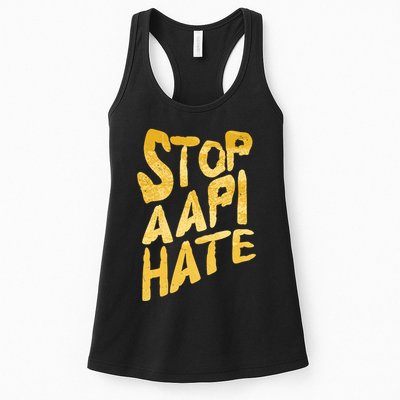 Stop AAPI Hate Painted Womens Tank Top
