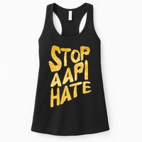 Stop AAPI Hate Painted Womens Tank Top