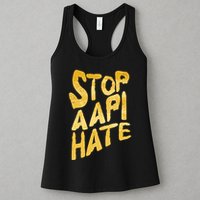 Stop AAPI Hate Painted Womens Tank Top