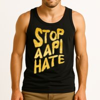 Stop AAPI Hate Painted Tank Top