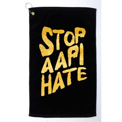 Stop AAPI Hate Painted Golf Towel