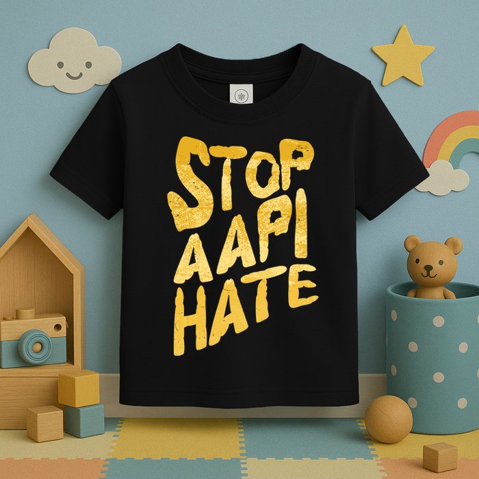 Stop AAPI Hate Painted Toddler T-Shirt