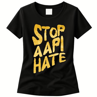 Stop AAPI Hate Painted Womens T-Shirt