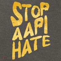 Stop AAPI Hate Painted Cotton Canvas Backpack