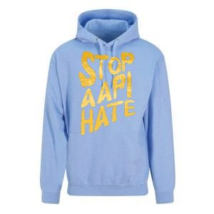 Stop AAPI Hate Painted Unisex Surf Hoodie