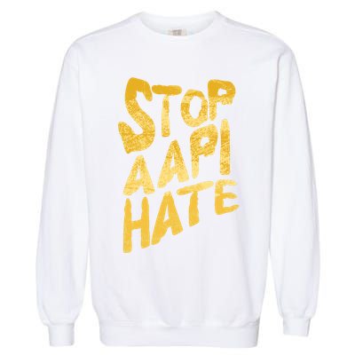 Stop AAPI Hate Painted Garment-Dyed Sweatshirt