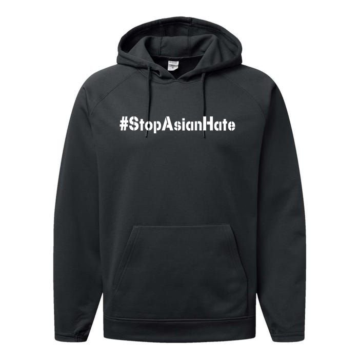 Stop Asian Hate  Performance Fleece Hoodie