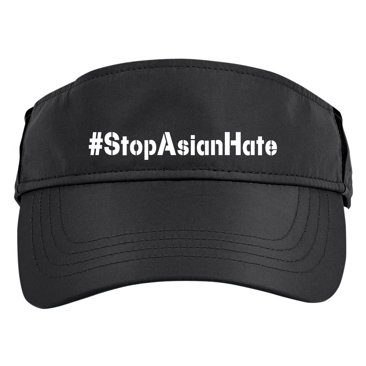Stop Asian Hate  Adult Drive Performance Visor