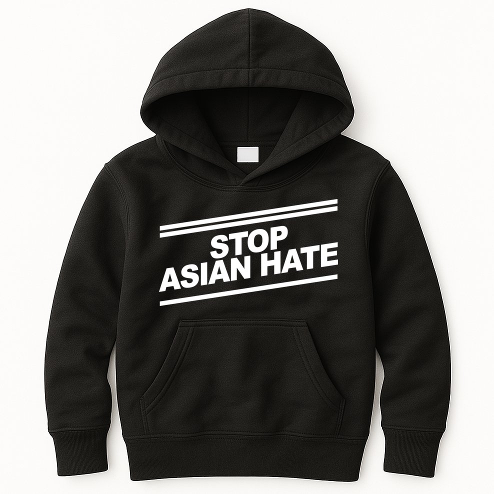 Stop Asian Hate Movement Kids Hoodie