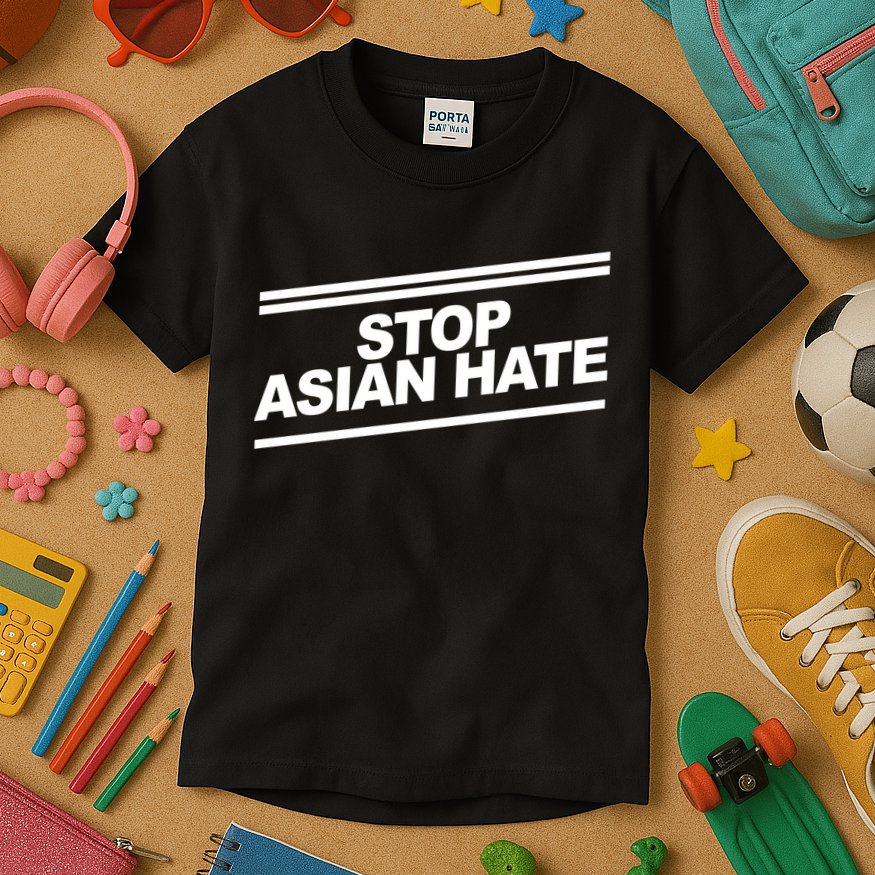Stop Asian Hate Movement Kids T-Shirt