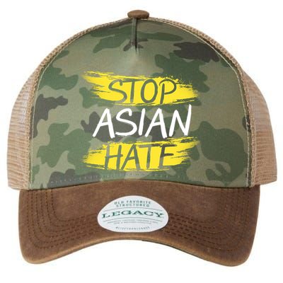 Stop Asian Hate Protest Support Legacy Tie Dye Trucker Hat