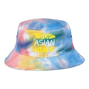 Stop Asian Hate Protest Support Tie Dye Newport Bucket Hat