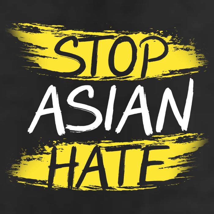 Stop Asian Hate Protest Support Garment-Dyed Heavyweight T-Shirt