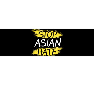 Stop Asian Hate Protest Support Bumper Sticker