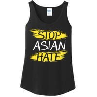 Stop Asian Hate Protest Support Ladies Essential Tank