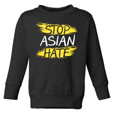 Stop Asian Hate Protest Support Toddler Sweatshirt