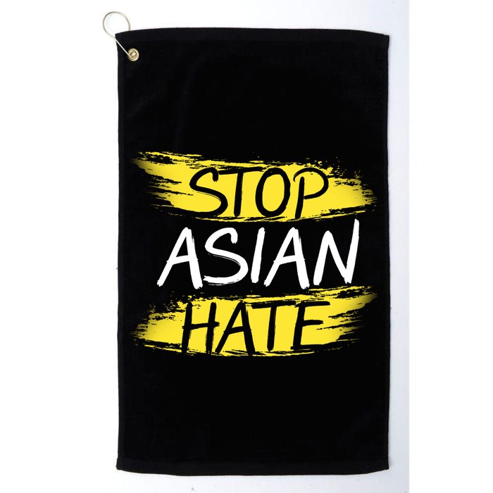 Stop Asian Hate Protest Support Golf Towel