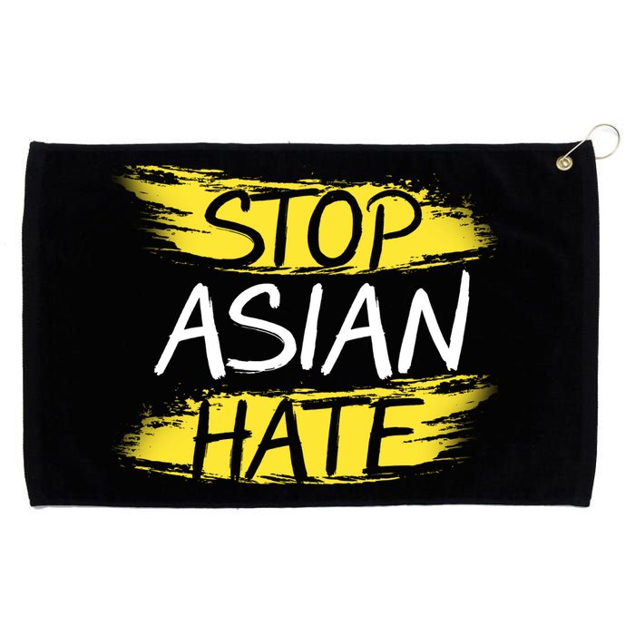 Stop Asian Hate Protest Support Grommeted Golf Towel