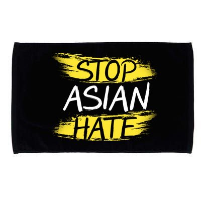 Stop Asian Hate Protest Support Microfiber Hand Towel