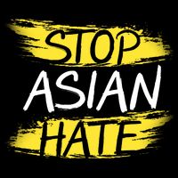 Stop Asian Hate Protest Support Women's V-Neck T-Shirt