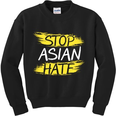 Stop Asian Hate Protest Support Kids Sweatshirt