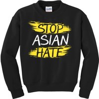 Stop Asian Hate Protest Support Kids Sweatshirt