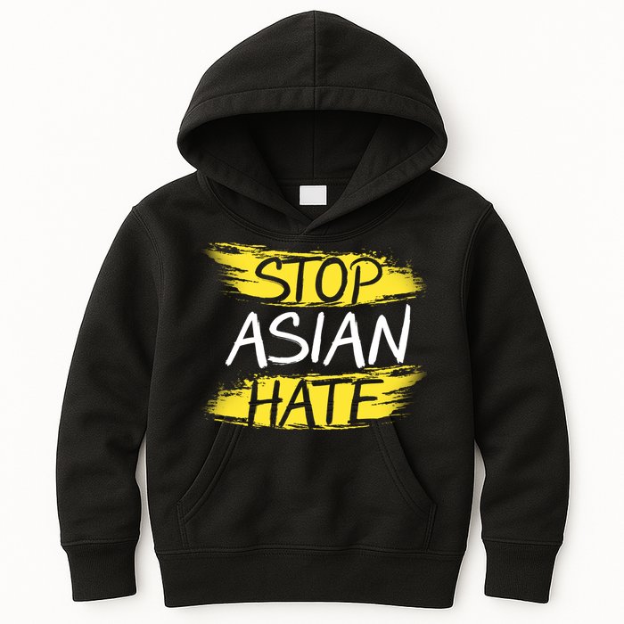 Stop Asian Hate Protest Support Kids Hoodie