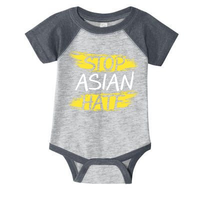 Stop Asian Hate Protest Support Infant Baby Jersey Bodysuit