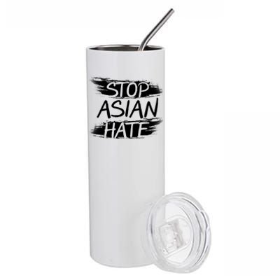 Stop Asian Hate Protest Support Stainless Steel Tumbler