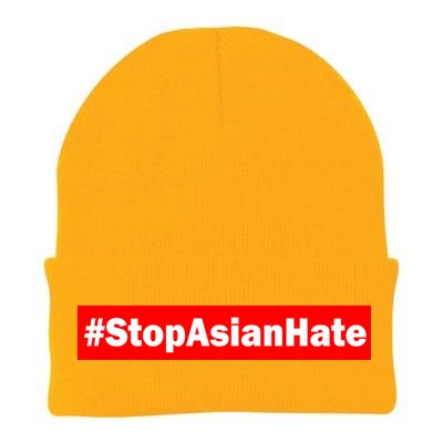 Stop Asian Hate Racism AAPI Knit Cap Winter Beanie