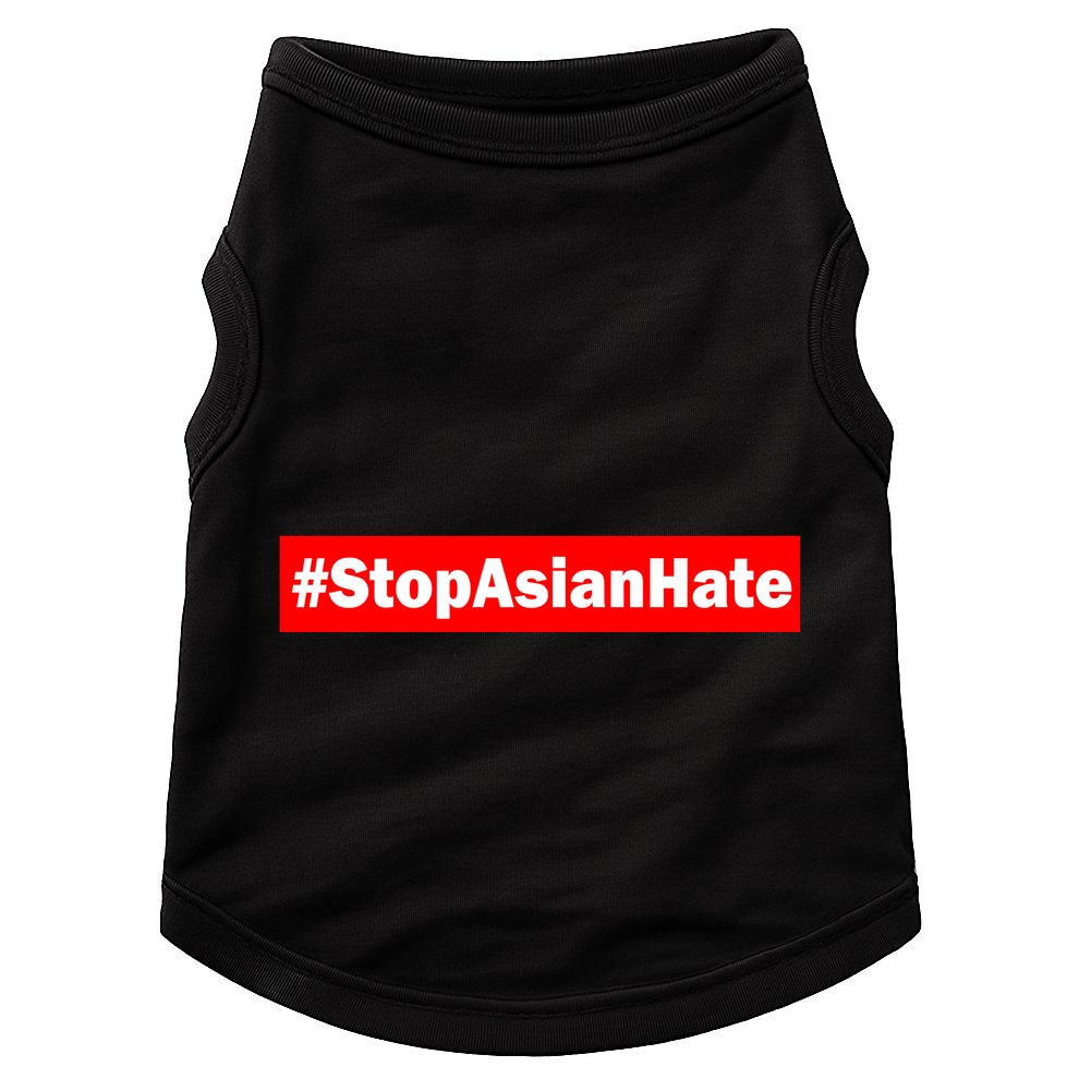 Stop Asian Hate Racism AAPI Doggie Tank