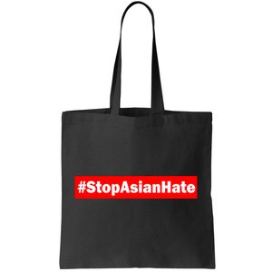 Stop Asian Hate Racism AAPI Tote Bag