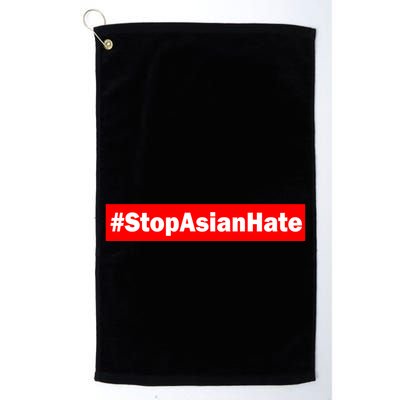 Stop Asian Hate Racism AAPI Golf Towel