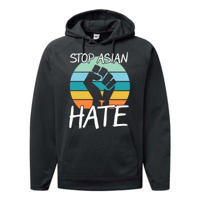 Stop Asian Hate Stand Strong Performance Fleece Hoodie