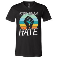 Stop Asian Hate Stand Strong V-Neck T-Shirt