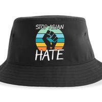 Stop Asian Hate Stand Strong Sustainable Bucket Hat