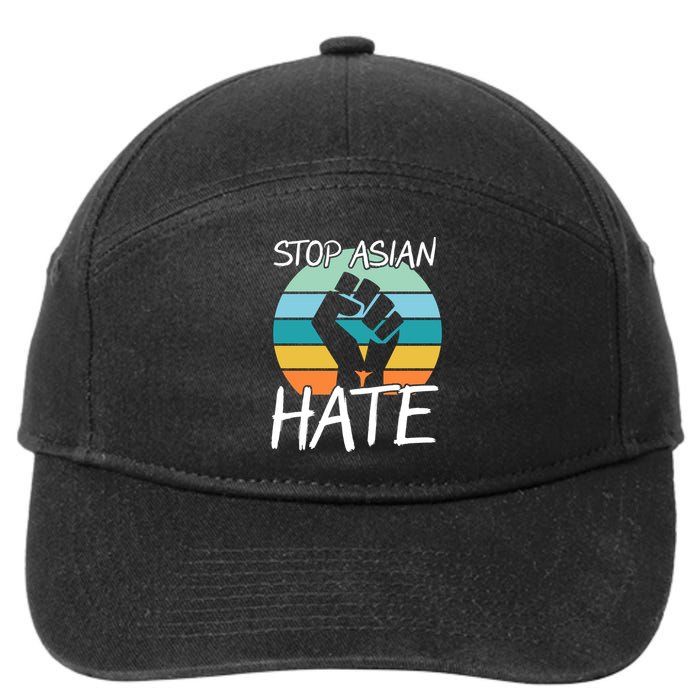 Stop Asian Hate Stand Strong 7-Panel Snapback Hat