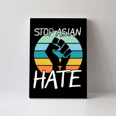 Stop Asian Hate Stand Strong Canvas