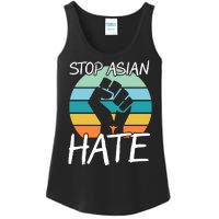 Stop Asian Hate Stand Strong Ladies Essential Tank