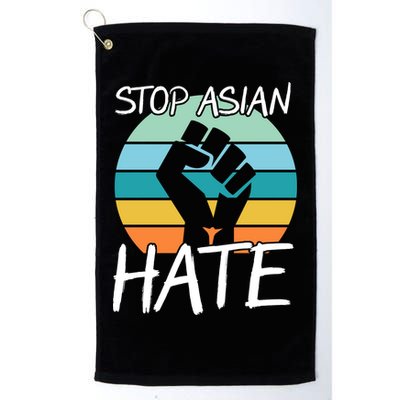 Stop Asian Hate Stand Strong Golf Towel