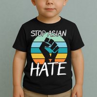 Stop Asian Hate Stand Strong Toddler T-Shirt