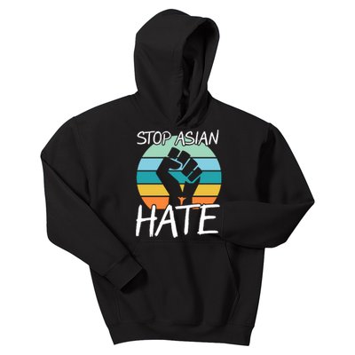 Stop Asian Hate Stand Strong Kids Hoodie