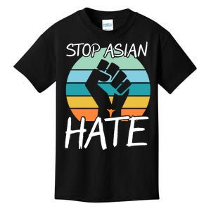 Stop Asian Hate Stand Strong Kids T-Shirt