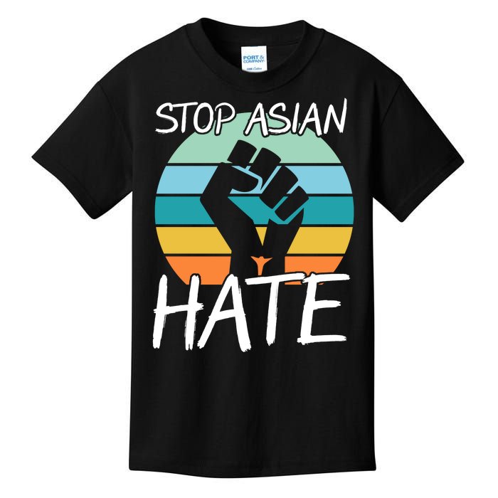 Stop Asian Hate Stand Strong Kids T-Shirt