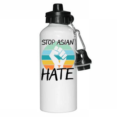 Stop Asian Hate Stand Strong Aluminum Water Bottle