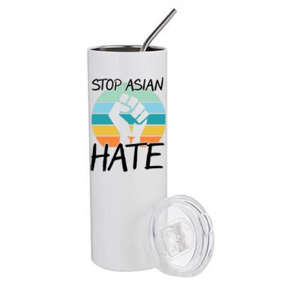 Stop Asian Hate Stand Strong Stainless Steel Tumbler